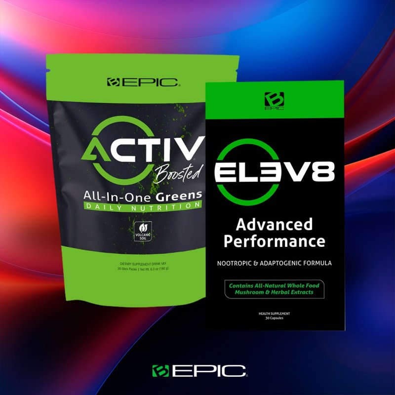 Elev8 and Activ Greens Customer Value  Pack (1) Box (1) pouches 