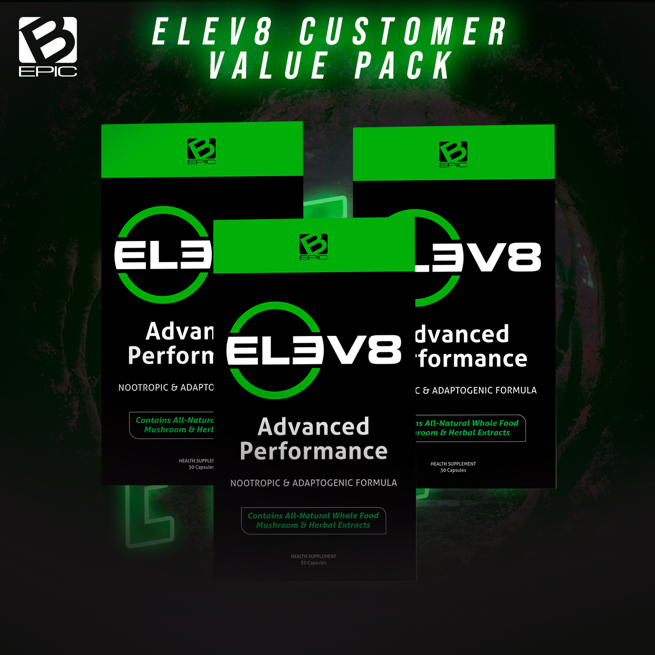 ELEV8 Customer Value Pack 3 Boxes (90 capsules) 